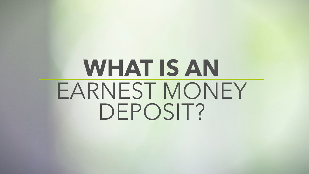 earnest money deposit loan contingency