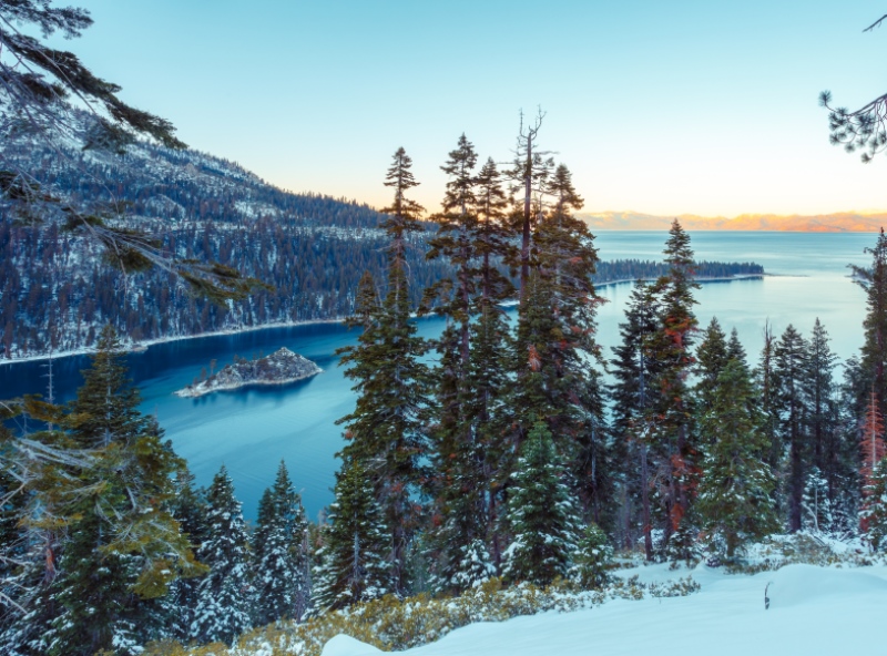 Lake Tahoe winter