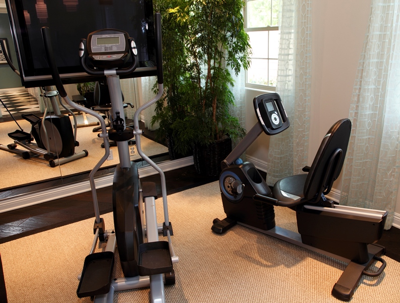 High-tech home gym