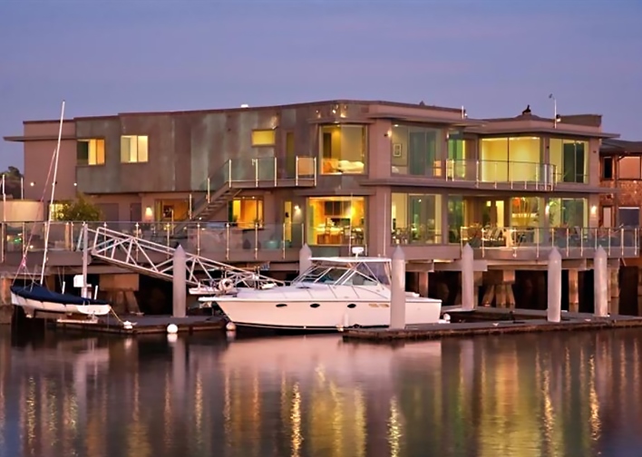 House with boat Marshawn Lynch